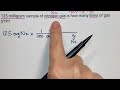 Conversions and Properties of Gases