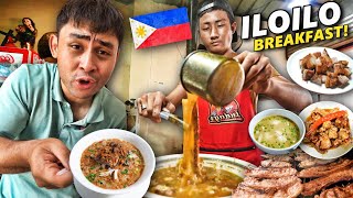 Authentic ILONGGO Food Tour in Iloilo! 5 Best BREAKFAST in Iloilo🇵🇭