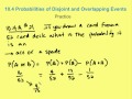 Probability Concepts and Calculations