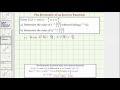Inverse Functions and Their Derivatives