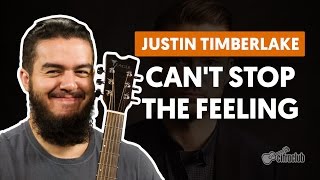 videoclase Can't Stop The Feeling (aula de violão completa)