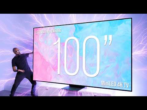 100 inch - LG QNED evo QNED86 MiniLED 4K TV - Unboxing & Impressions