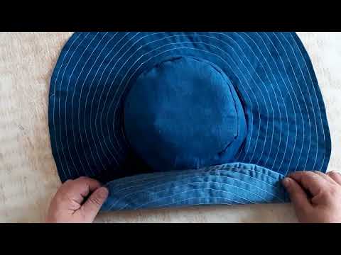 كيفية تفصيل و خياطة قبعة الشمس من القماش/Diy