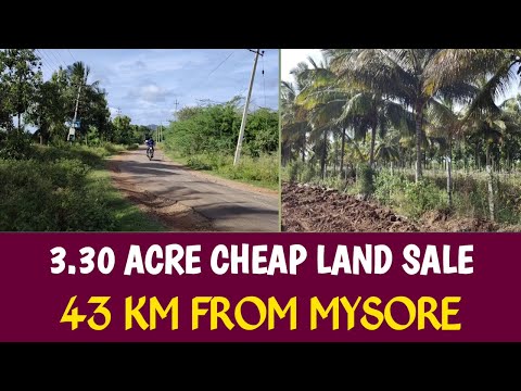 3.30 Cheap Land For Sale at Next To T Narsipur 43 km From Mysore