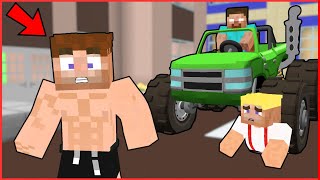 HEROBRİNE CANAVAR KAMYONLA HERKESİ EZDİ - 😱 - Mienecraft