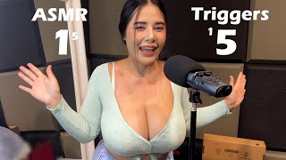 ASMR Mouth Sounds with Differences Triggers -  🔢 1️⃣5️⃣ 🔢