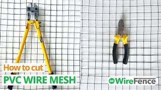 Video thumbnail for How to cut PVC coated welded wire mesh