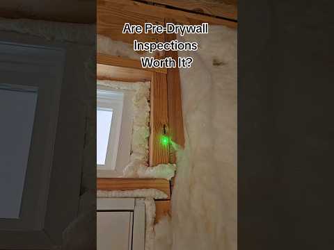 Are Pre-Drywall Inspections Worth It? #thataintright #Newconstruction #homeinspections  #fyp #shorts