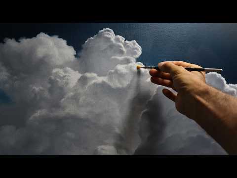 Painting monochromatic clouds - with just two colours!!!