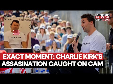 Exact Moment Of Charlie Kirk's Assassination Caught On Cam| How Trump Aide Was Shot Dead? Watch