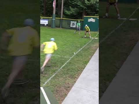 Is This a Fair or Foul Ball?🤯 #dingersornothing #wiffleball #baseball #shorts