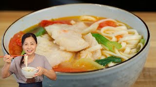 Easy Chinese Fish and Noodle Soup | It can be a quick meal!