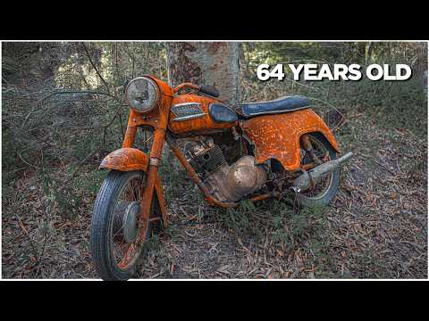 Restoration of 64 Years Abandoned Old British Motorcycle Triumph - Part 2