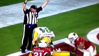Jeff Janis AMAZING final second catch against the cardinals to bring the game to overtime!!