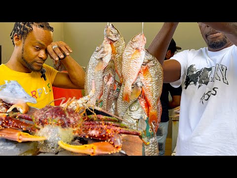 Jamaican Local Chef SunriseBoss || 40 People Book Him For The River Cooking Yard Man Style!!