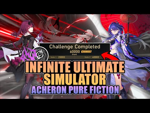 ACHERON IN PURE FICTION IS CRAZY! 60K POINTS | Honkai: Star Rail