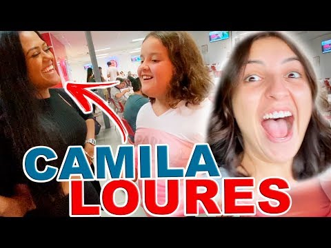 FIQUEI DE BABÁ DA MINHA IRMÃ! ENCONTRAMOS A CAMILA LOURES!!