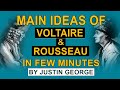 Rousseau and Voltaire's Philosophical Concepts