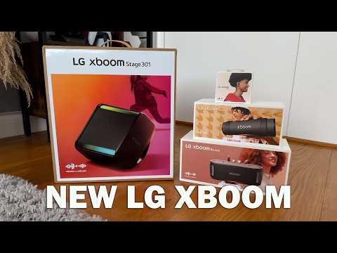 NEW LG xboom Bluetooth Speakers by will.i.am Unboxing + First Impressions