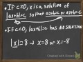 Solving Absolute Value Equations