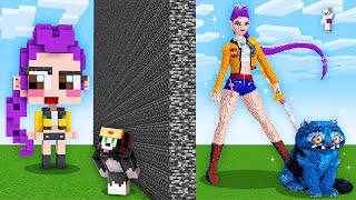 ¡Hice Trampa con DEMONIOS K POP en Batalla de Construccion en Minecraft! 😂