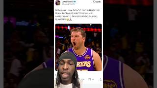 Luka might be back very soon 😳 #lukadoncic #luka #lebron #austinreaves #silkhoops