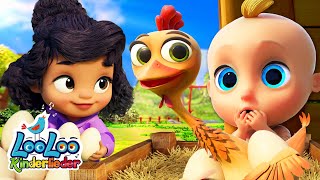 🐔 Komm mit Mutter Huhn einkaufen! 🛒Lustiges Kinderlied zum Mitsingen | LooLoo Kids Kinderlieder 🎶