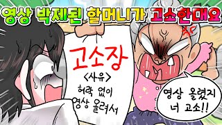 (실화) 영상 박제된 악질 할머니가 영상 안 내리면 고소한다 해서 참교육했습니다