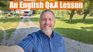 A Casual, Hang out with Bob, English Question and Answer Lesson