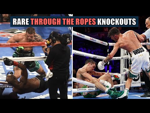 Boxing's Top 20 Rare Through The Ropes Knockouts