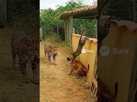 onça apareceu novamente #animais #onça #shortvideo