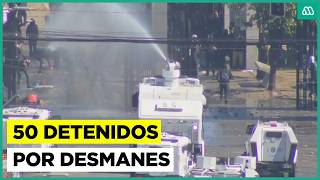 Confirman 50 detenidos por desmanes tras romería en el Cementerio General
