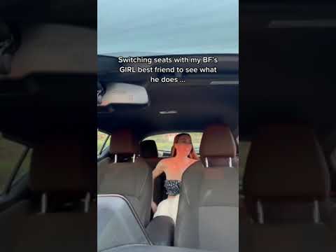 Switching seats with my BF’s GIRL best friend to see what he does… #shorts