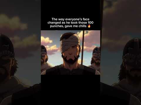 “You are a true warrior” #vinlandsaga #thorfinn #canute #thors #anime #badassanimemoments