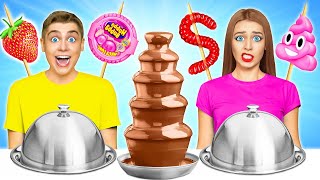 चॉकलेट फाउंटेन फोंड्यू चैलेंज | किचन हैक्स और ट्रिक्स Multi DO Food Challenge
