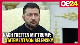 Nach Treffen mit Trump: Statement von Selenskyj
