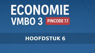 Pincode Economie VMBO MAVO 3 [editie 7.1.] - Hoofdstuk 6 uitleg