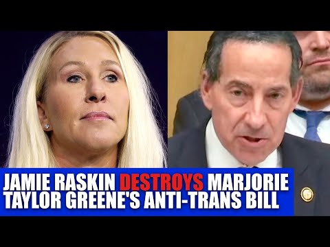 Jamie Raskin DESTROYS Marjorie Taylor Greene's Anti-Trans Legislation