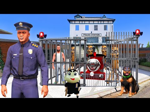 GTA 5 : Franklin Shinchan & Chop পুলিশে জয়েন করলো আর নিজের বাড়িকে Upgrade করল পুলিশ স্টেশনে Part 2