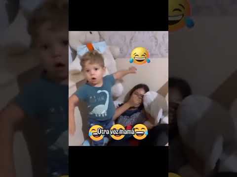 Otra vez mamá 🤨 #humor #broma #niños