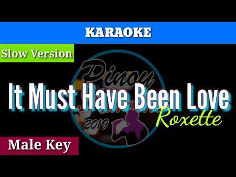 It Must Have Been Love by Roxette ( Karaoke : Male Key : Slow Version)