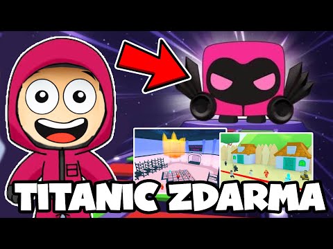 ZADARMO TITANIC když VYHRAJEŠ SQUID GAME 🤑 leaky, spekulace a úniky ze hry 🥳 Pet Simulator 99