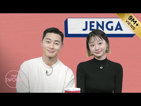Park Seo-jun and Kim Da-mi play Jenga [ENG SUB]