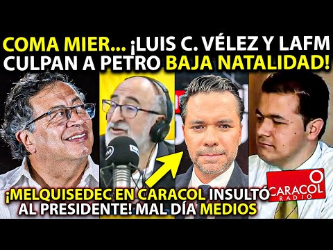 Periodista Caracol INSULTÓ a Petro para OCULTAR golpe de E. Cepeda ¡Vélez y LaFm OSO con Presidente!