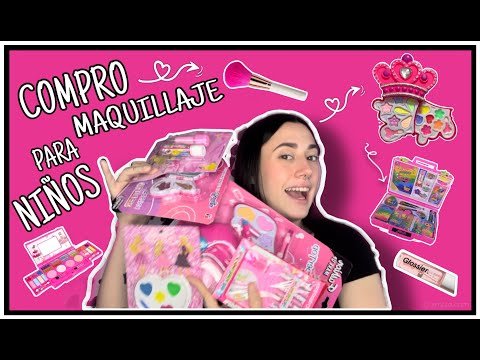 PROBANDO MAQUILLAJE PARA NIÑOS *sale mal*