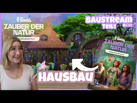 Unser Hobbit Haus für das neue Feen Pack🧚| Sims4 Zauber der Natur Baustream | 03.07.2025 | Insanedra