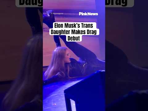 Elon Musk's Trans Daughter Vivian Wilson Makes Drag Debut #shorts #vivianwilson #elonmusk
