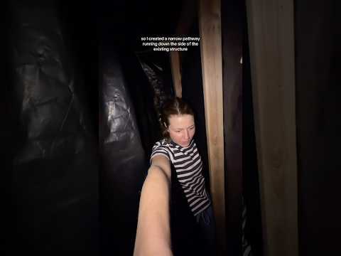 Building a haunted tunnel through my house…