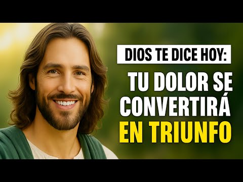 DIOS TE DICE HOY 😇  CADA LÁGRIMA QUE DERRAMAS SERÁ TRANSFORMADA EN ALEGRÍA Y VICTORIA