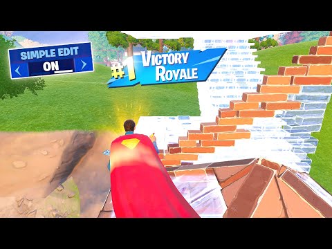 SUPERMAN High Kill Solo Squads Simple Edit Gameplay (Fortnite Ranked PS4 Controller)